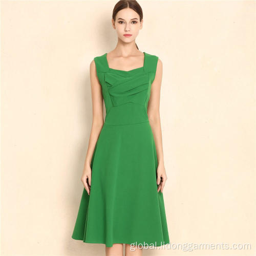 Cocktail Dresses 2020 New Types of Women Causal Sleeveless Dress Supplier